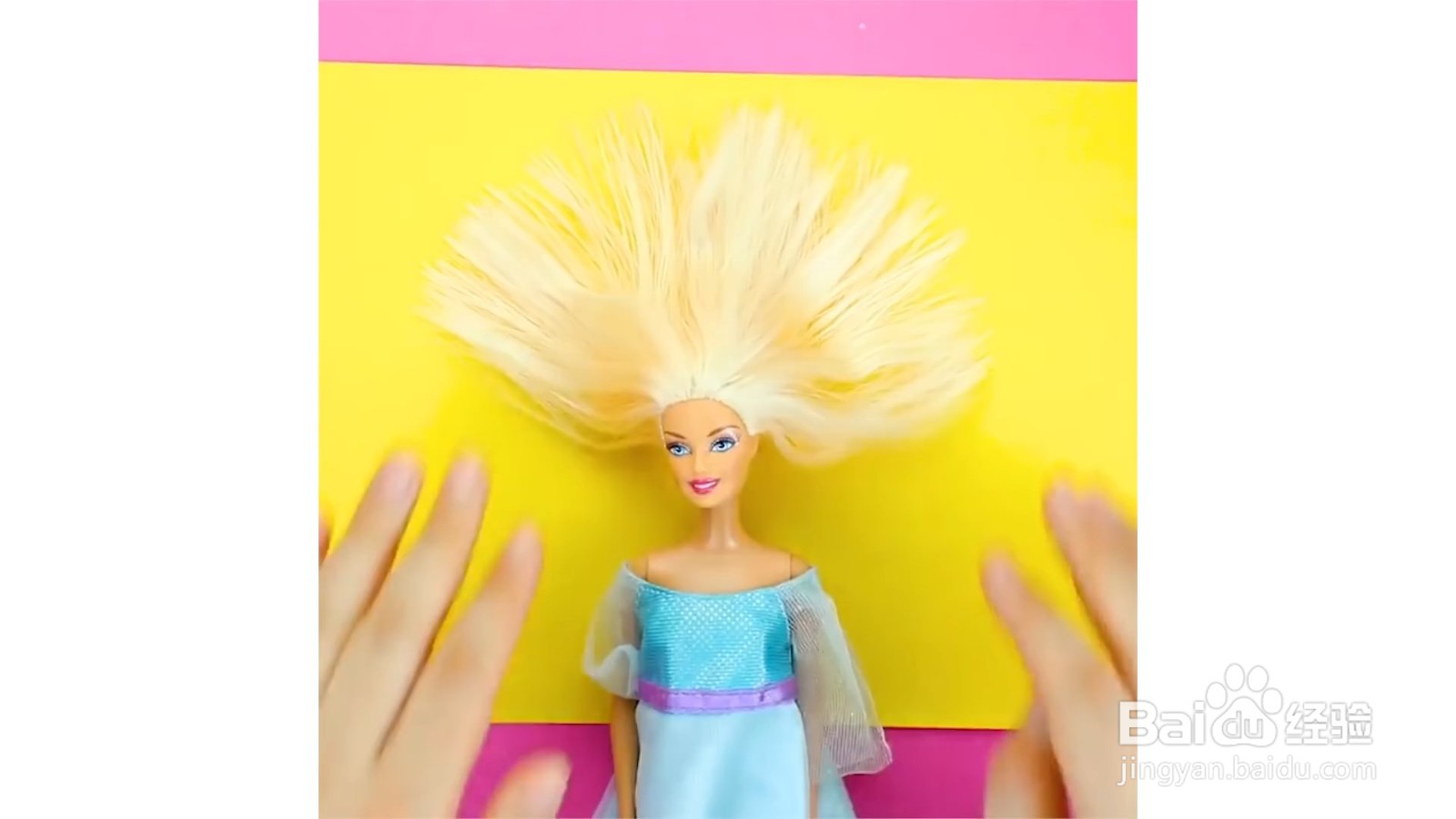 如何给芭比娃娃染头发