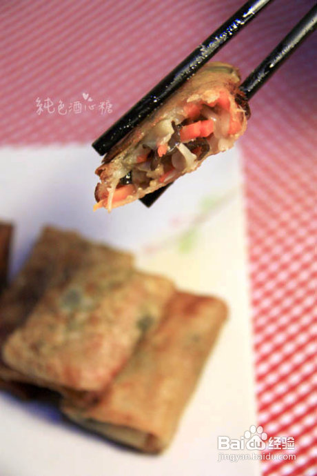 过节大家都吃到春卷了没----炸春卷制作方法（含春饼皮做法）