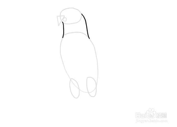 如何画一只卡通老鹰