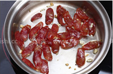 广东青瓜炒腊肠