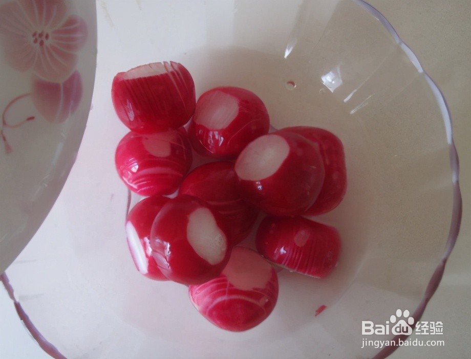 家庭自制糖醋樱桃萝卜