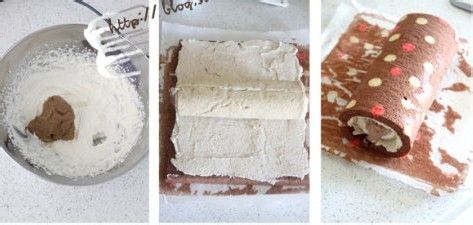 水玉点点双层蛋糕卷的做法