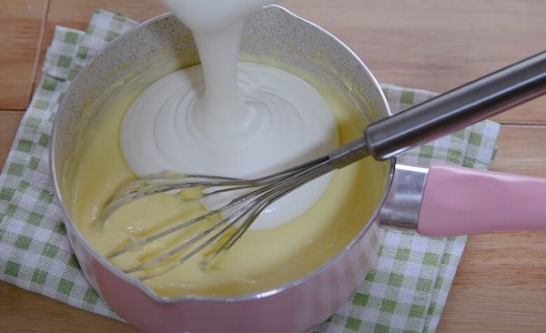 爆浆卡仕达蛋糕#网红美食我来做#