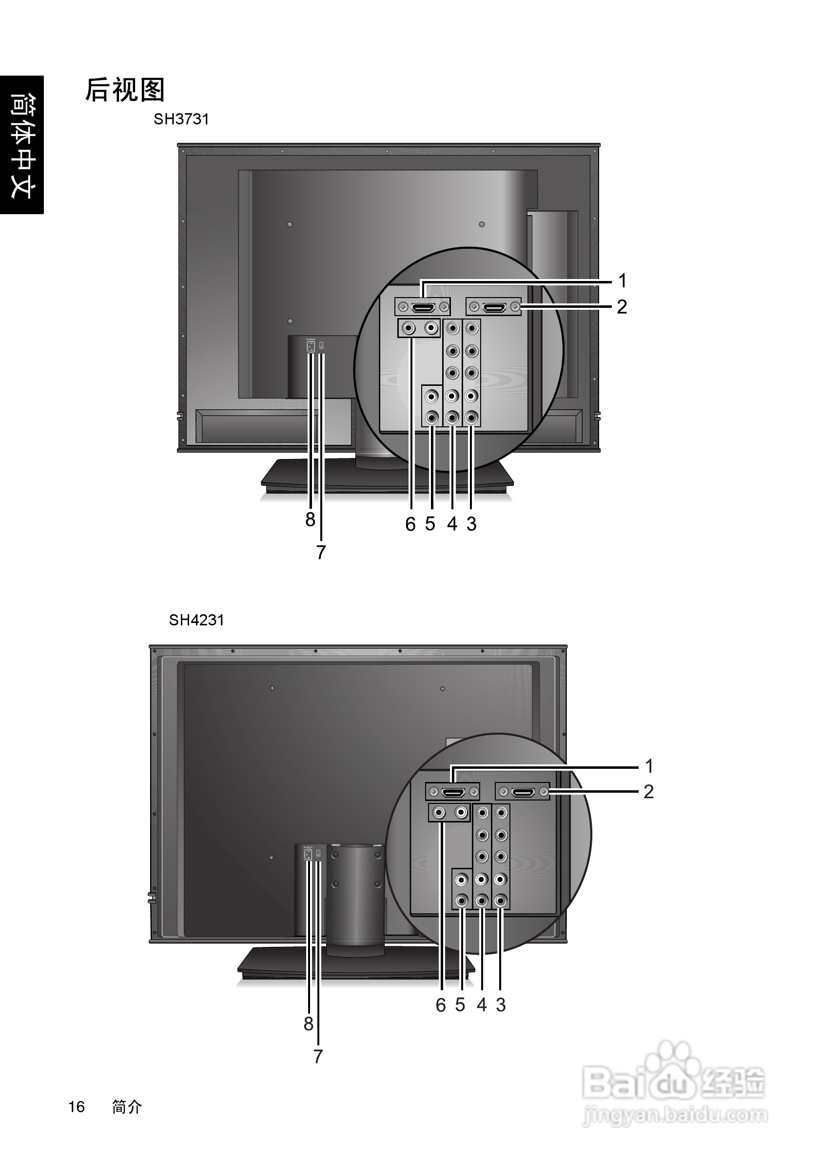 明基SH4231液晶彩电使用说明书:[2]