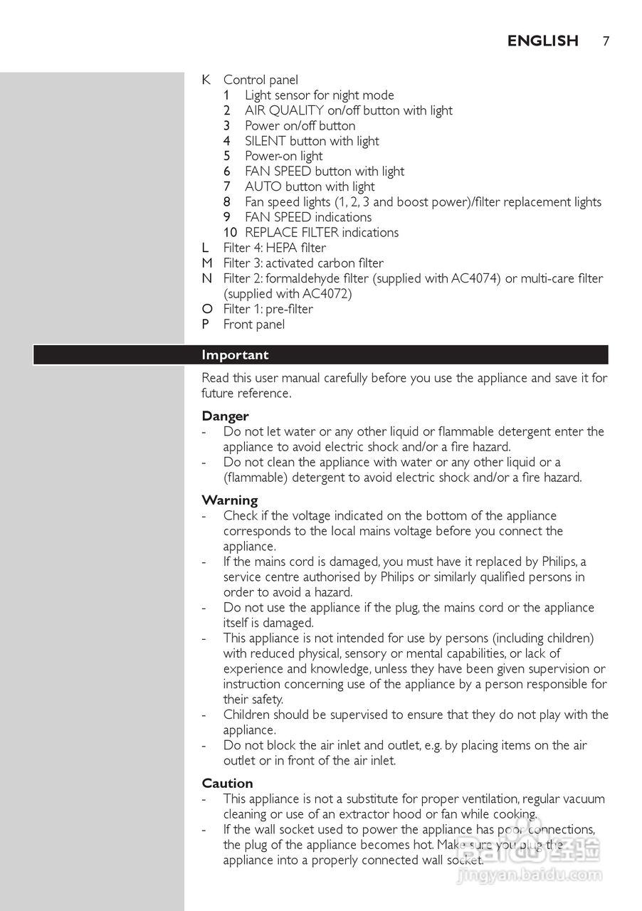 PHILIPS AC4072空气净化器说明书:[1]