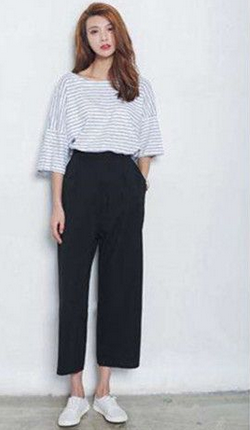 胖人腿粗 穿什么裤子显瘦一点