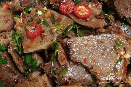 红油香菜拌牛肉