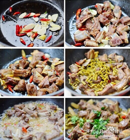 酸豆角烧排骨