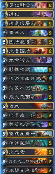 炉石传说新版本主流T1系列介绍