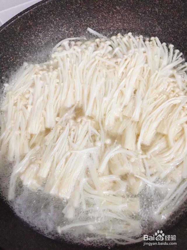 酸辣金针菇的制作方法