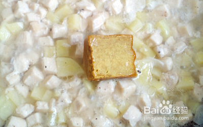 奶香咖喱鸡丁意面的制作方法