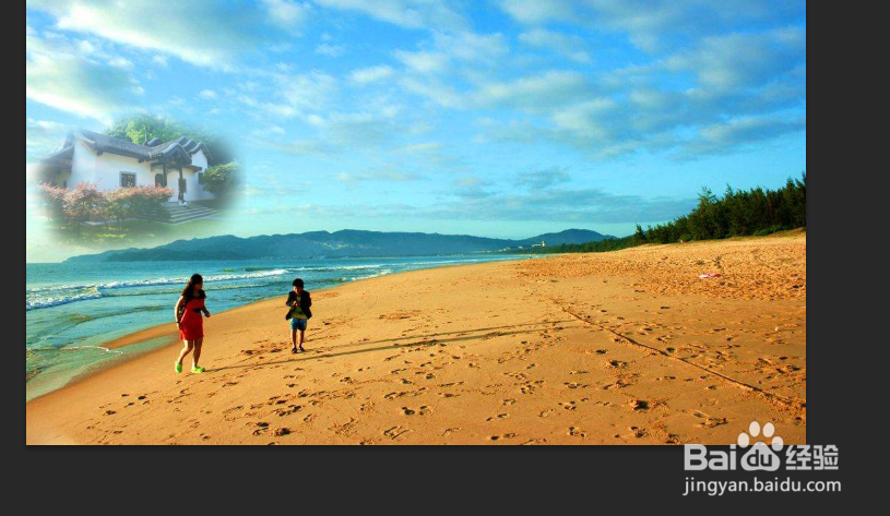 ps制作海市蜃楼