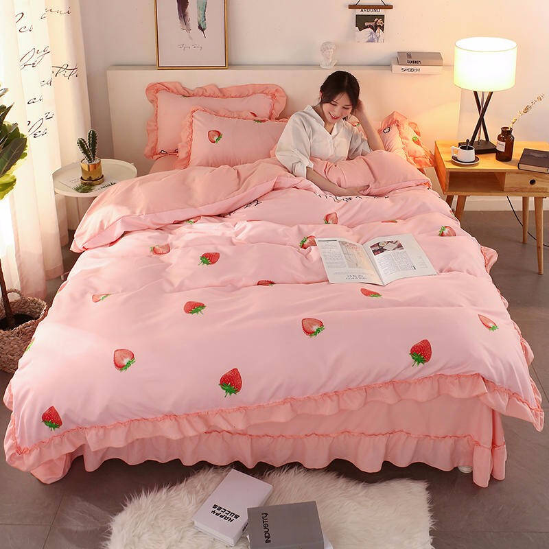 舒爽透气的5款清新棉质四件套