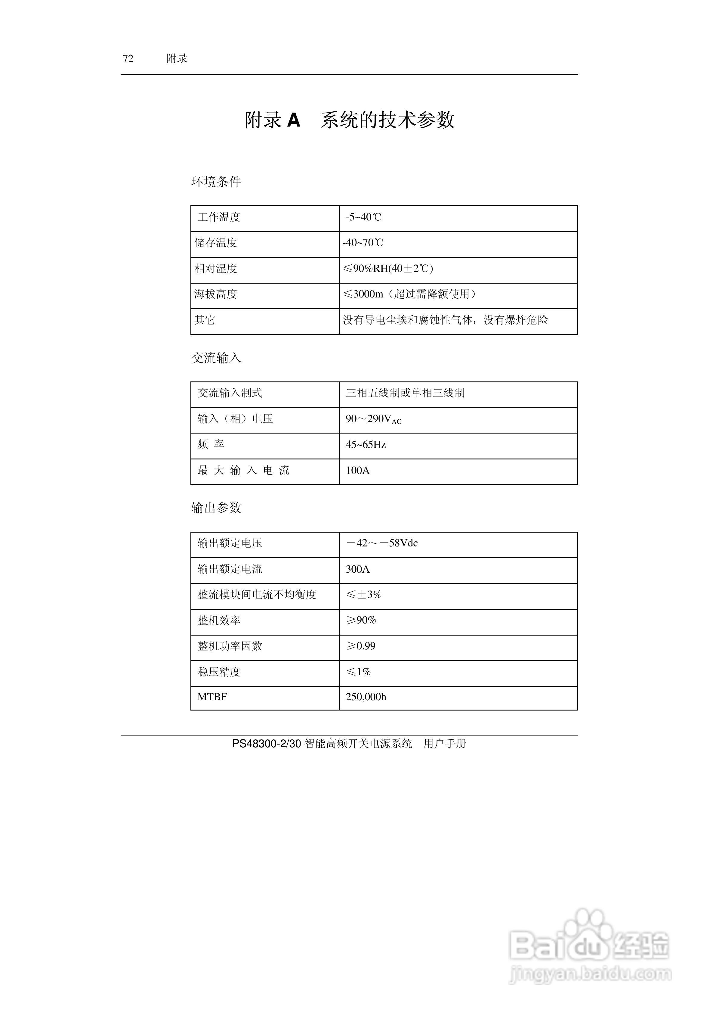PS48300-30智能高频开关电源系统用户手册:[9]