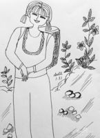 dxdll手绘之采药女孩
