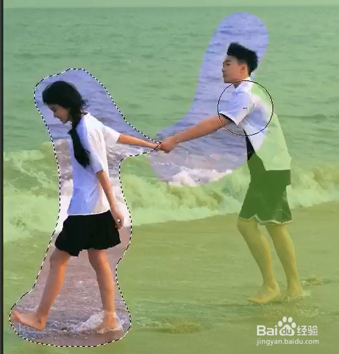 PS如何P掉图中多余的人