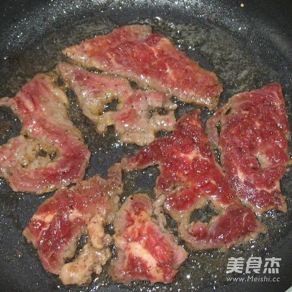 黑椒橙汁小牛排