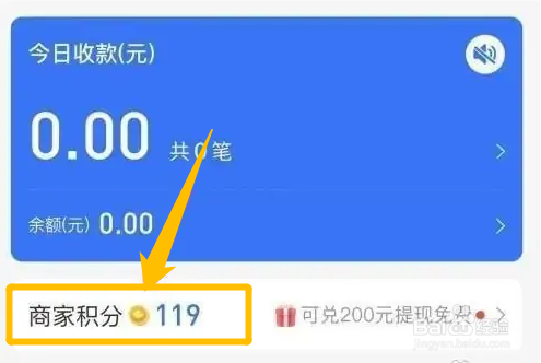 如何在支付宝中查看商家的积分