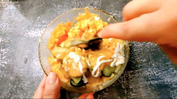 蟹柳土豆泥沙拉