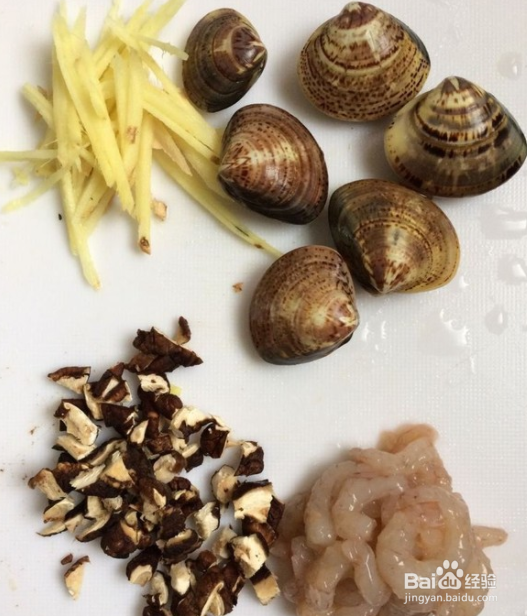 香菇蛤蜊海鲜粥