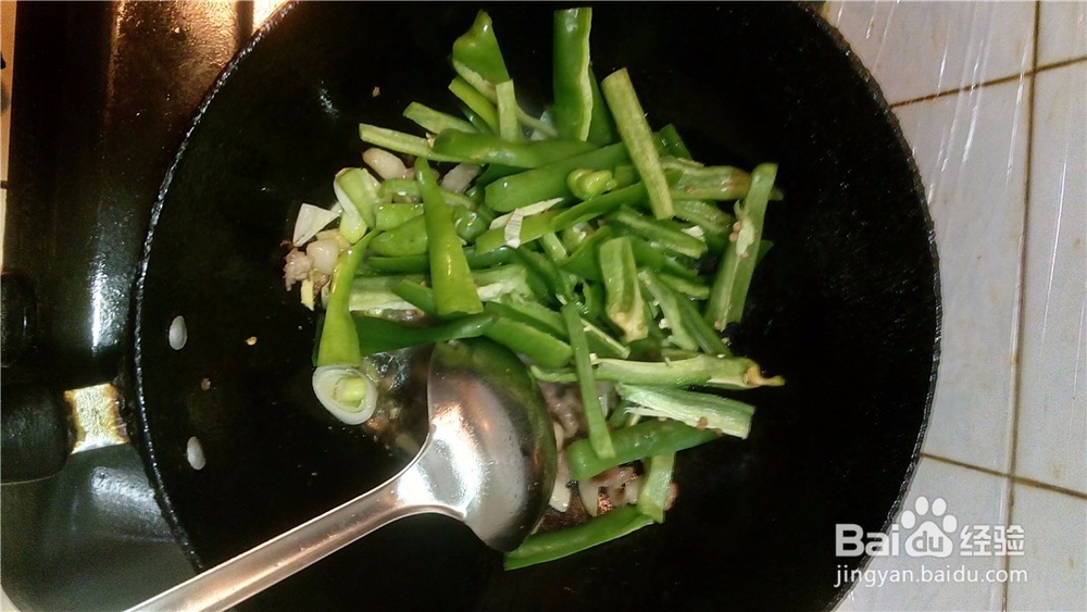 家常菜之香菇炒辣椒