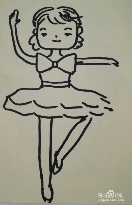 女孩的画法 女孩的简笔画