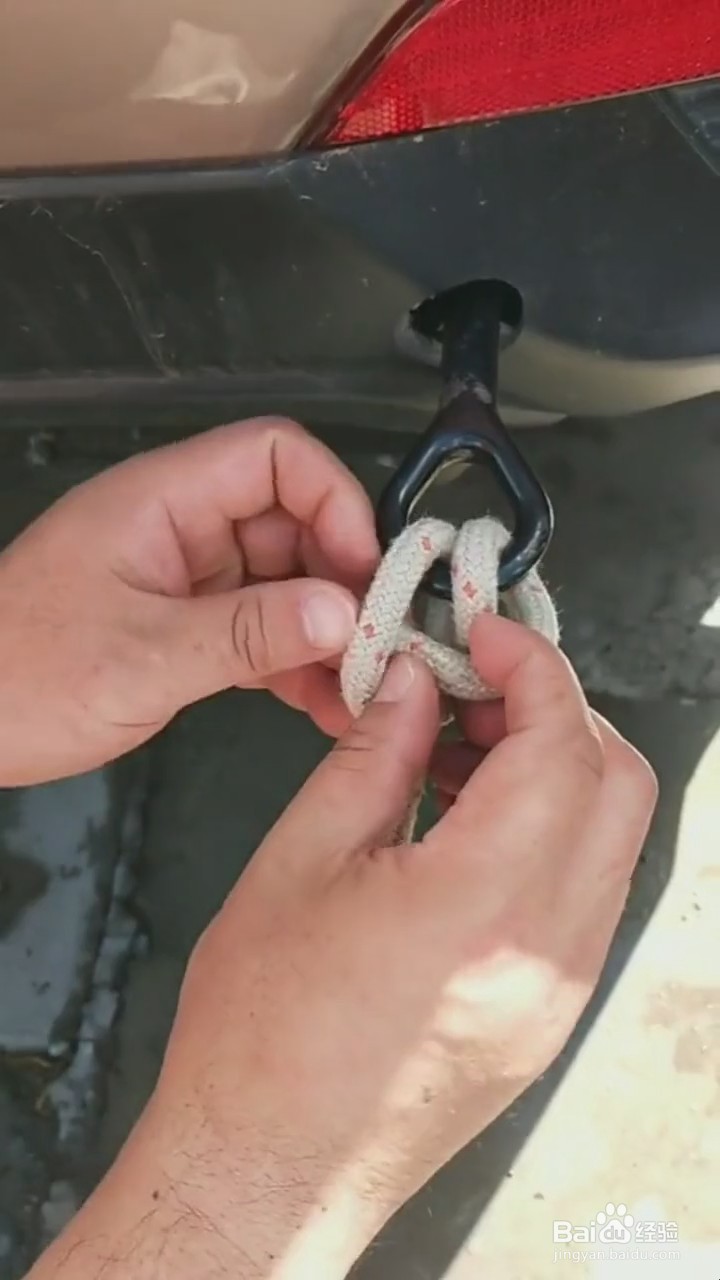 如何系拖车压扣