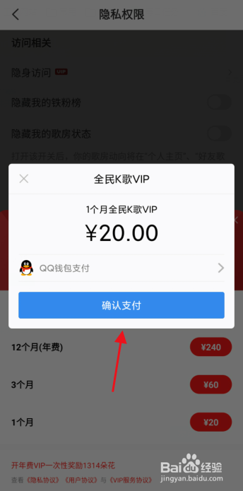 全民K歌如何隐身访问?