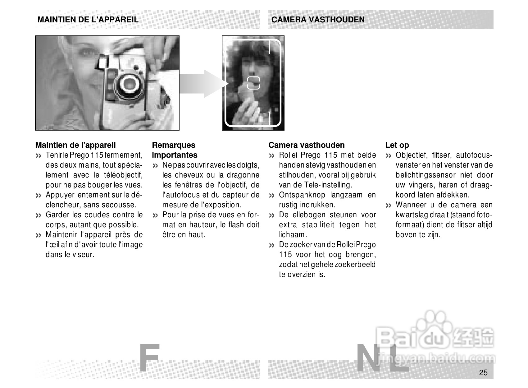 Rollei Prego 115型数码相机使用说明书:[3]