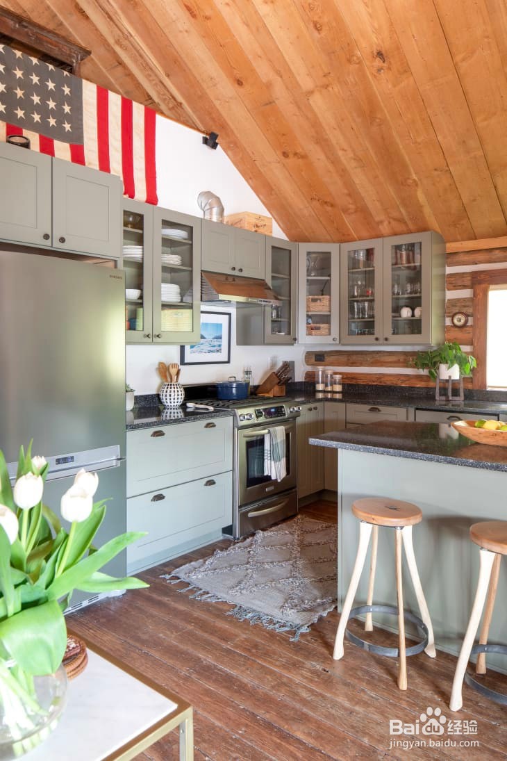 北欧风格的小木屋