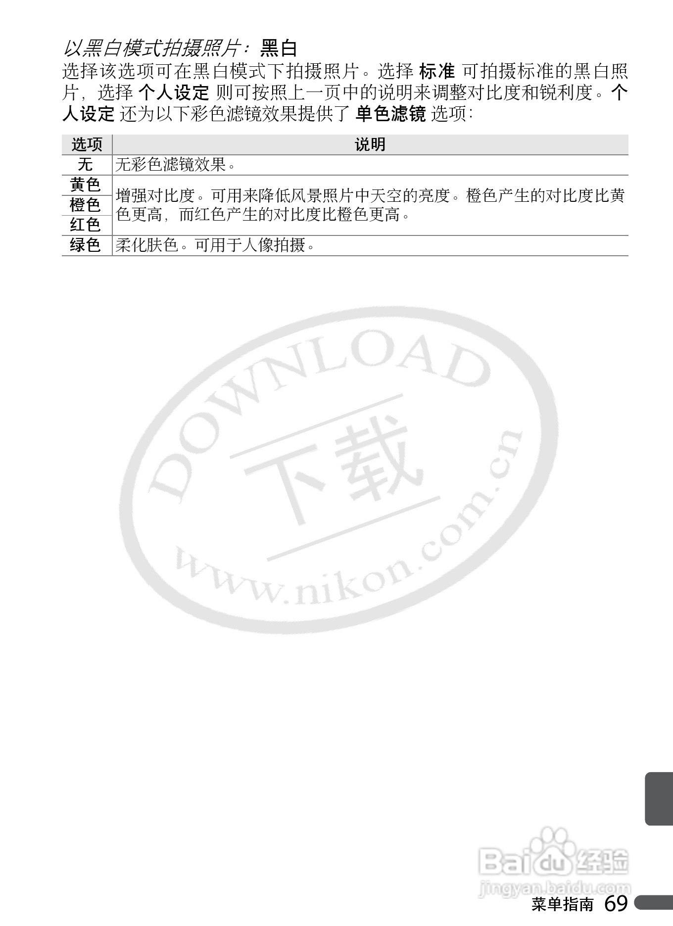 Nikon COOLPIX P5000数码相机用户手册:[9]