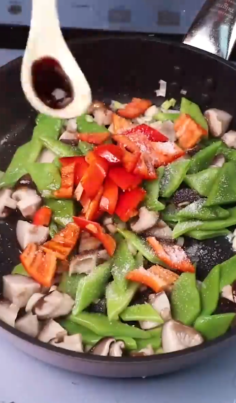 怎样做香菇炒扁豆