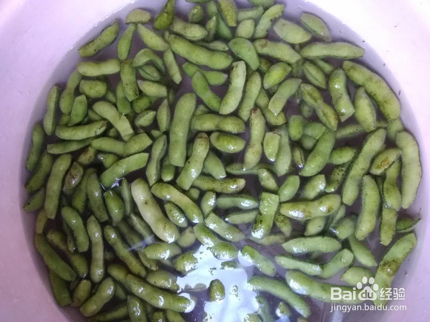 煮毛豆的做法