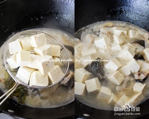 家常滋补靓汤【豆腐黑鱼汤】