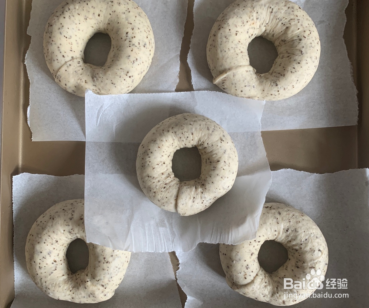 红茶贝果的做法