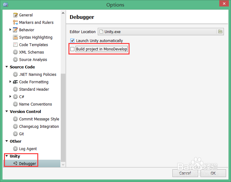 Unity3D：[2]使用MonoDevelop调试