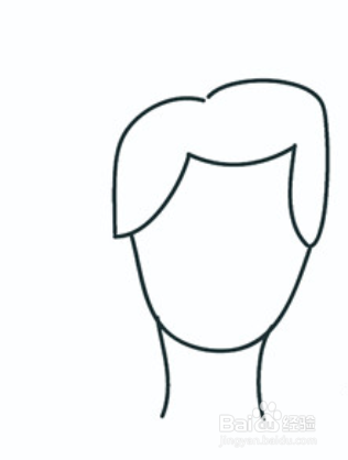 幸福中年夫妻简笔画