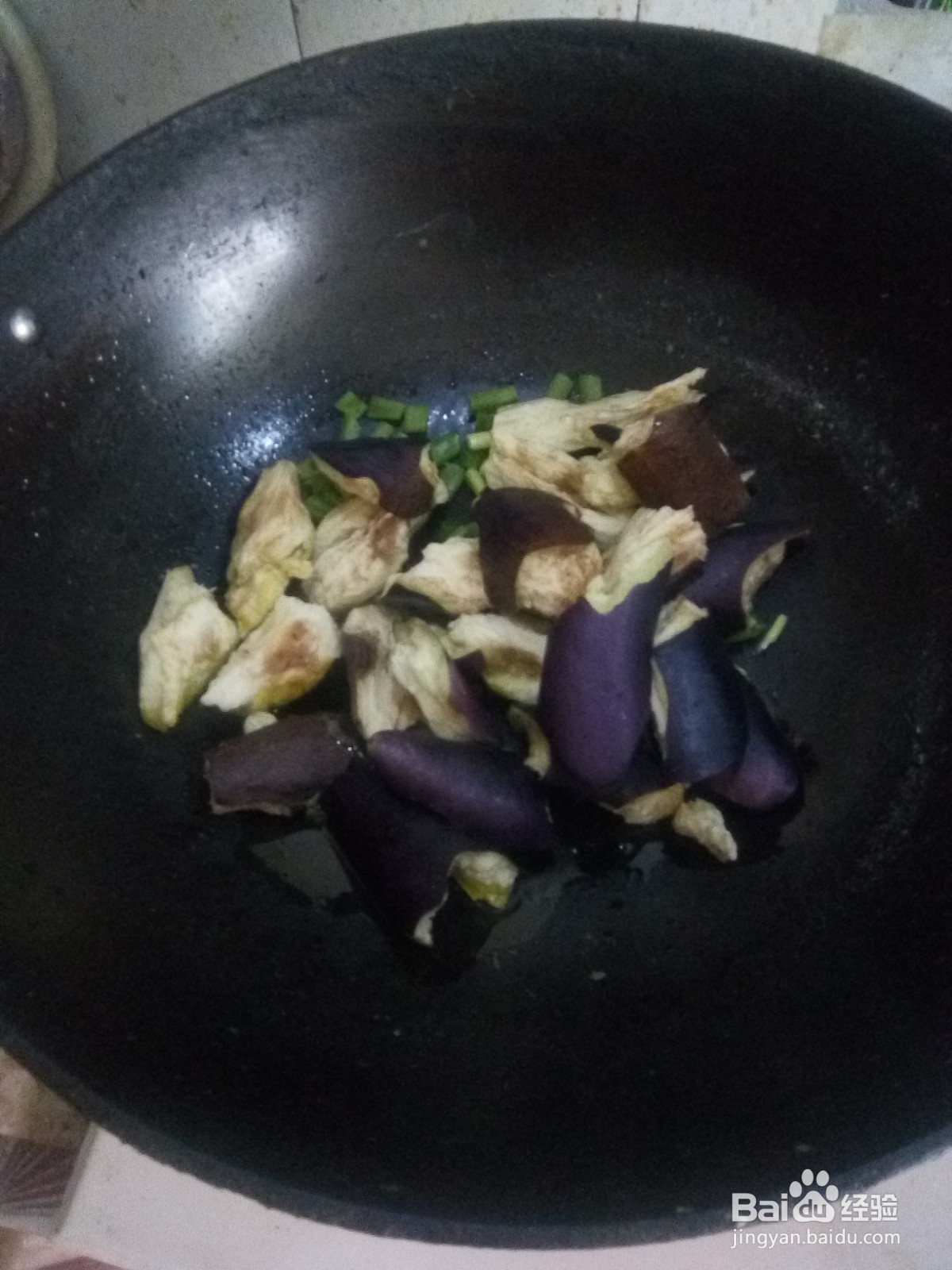 家常菜茄子炖豆角