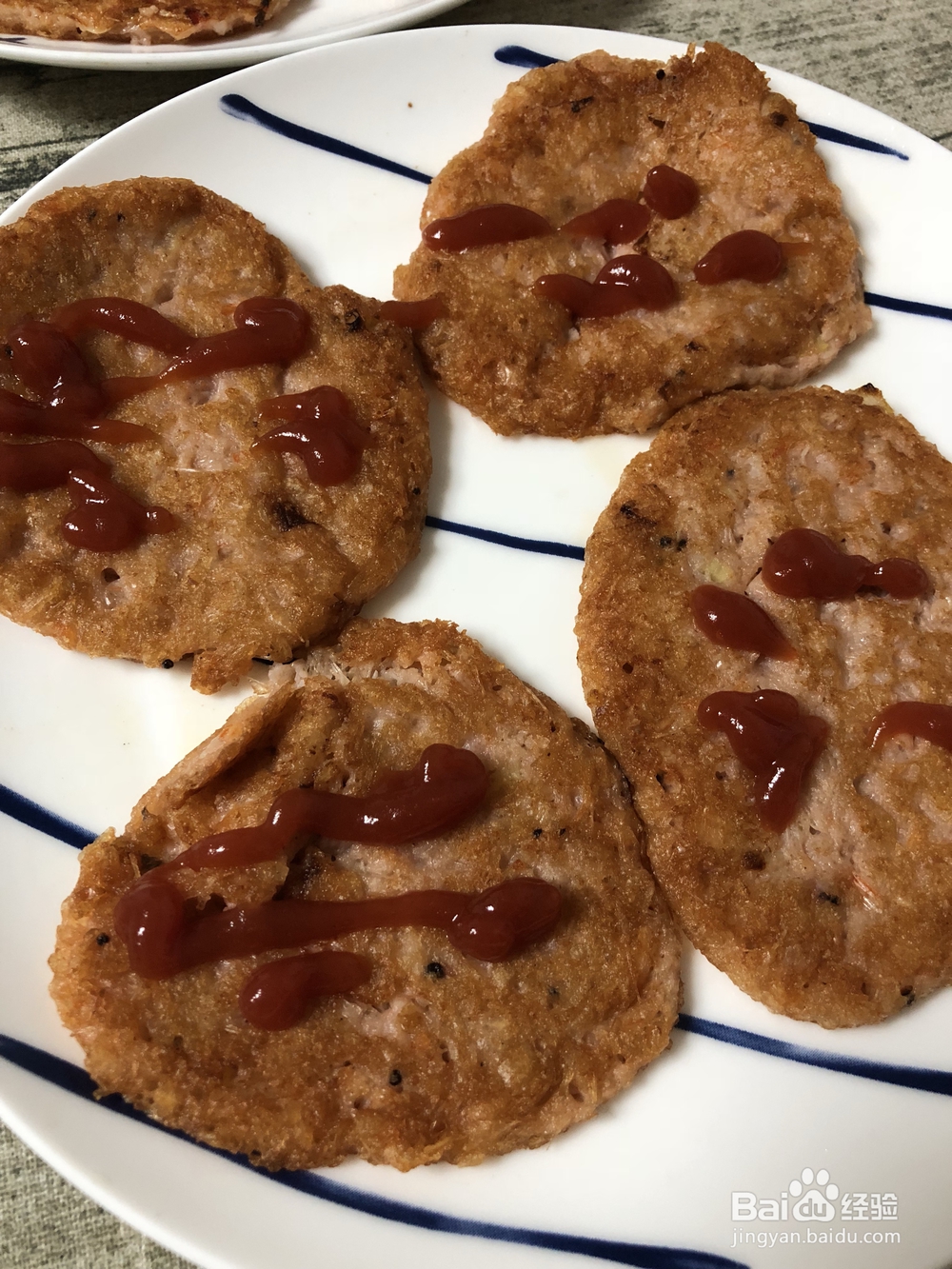 海鲜美食-小海虾饼的做法