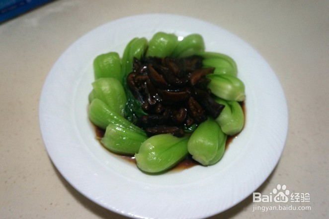 香菇油菜的做法