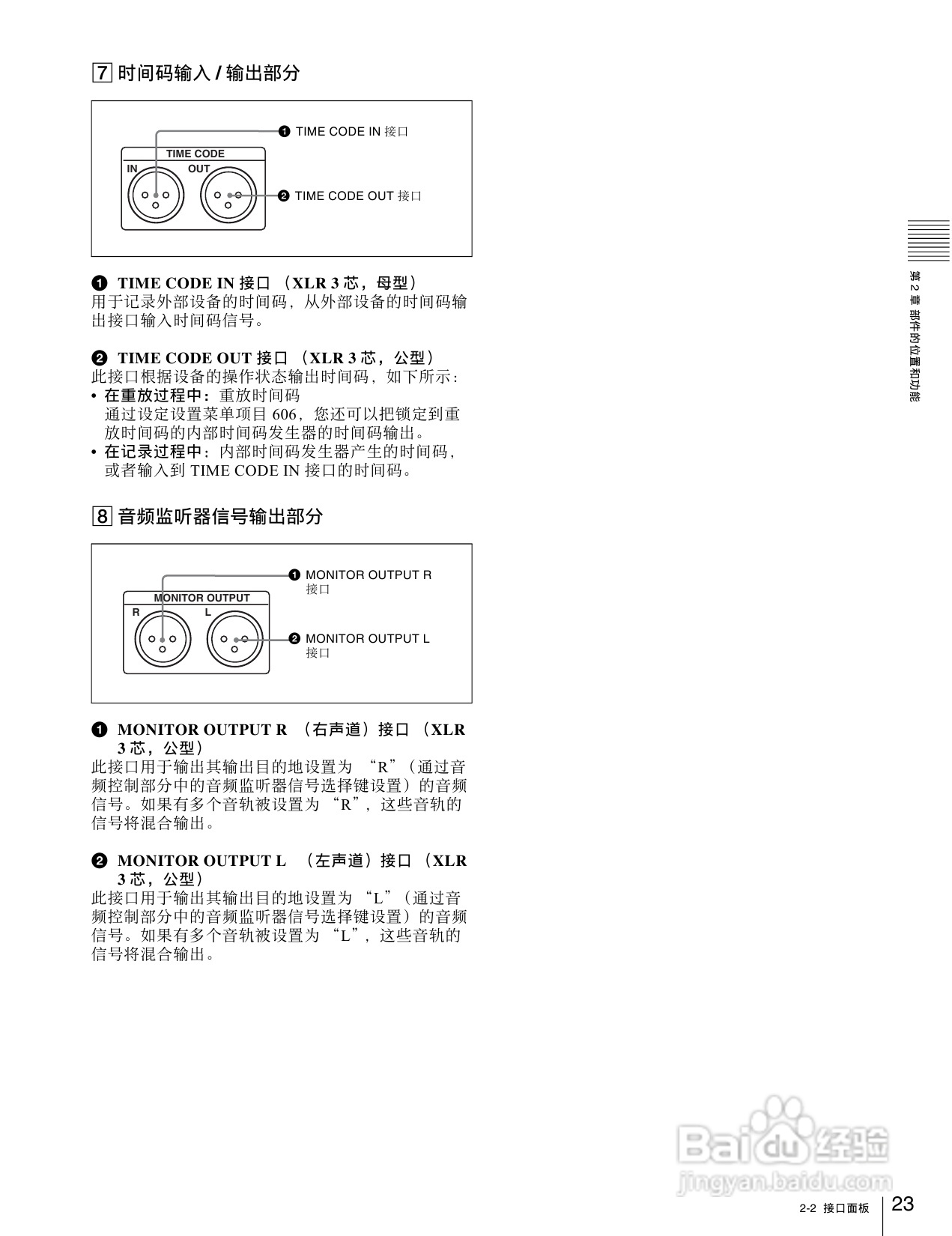 SONY HDW-1800/D1800高清晰度数字磁带录像机操作手册:[2]