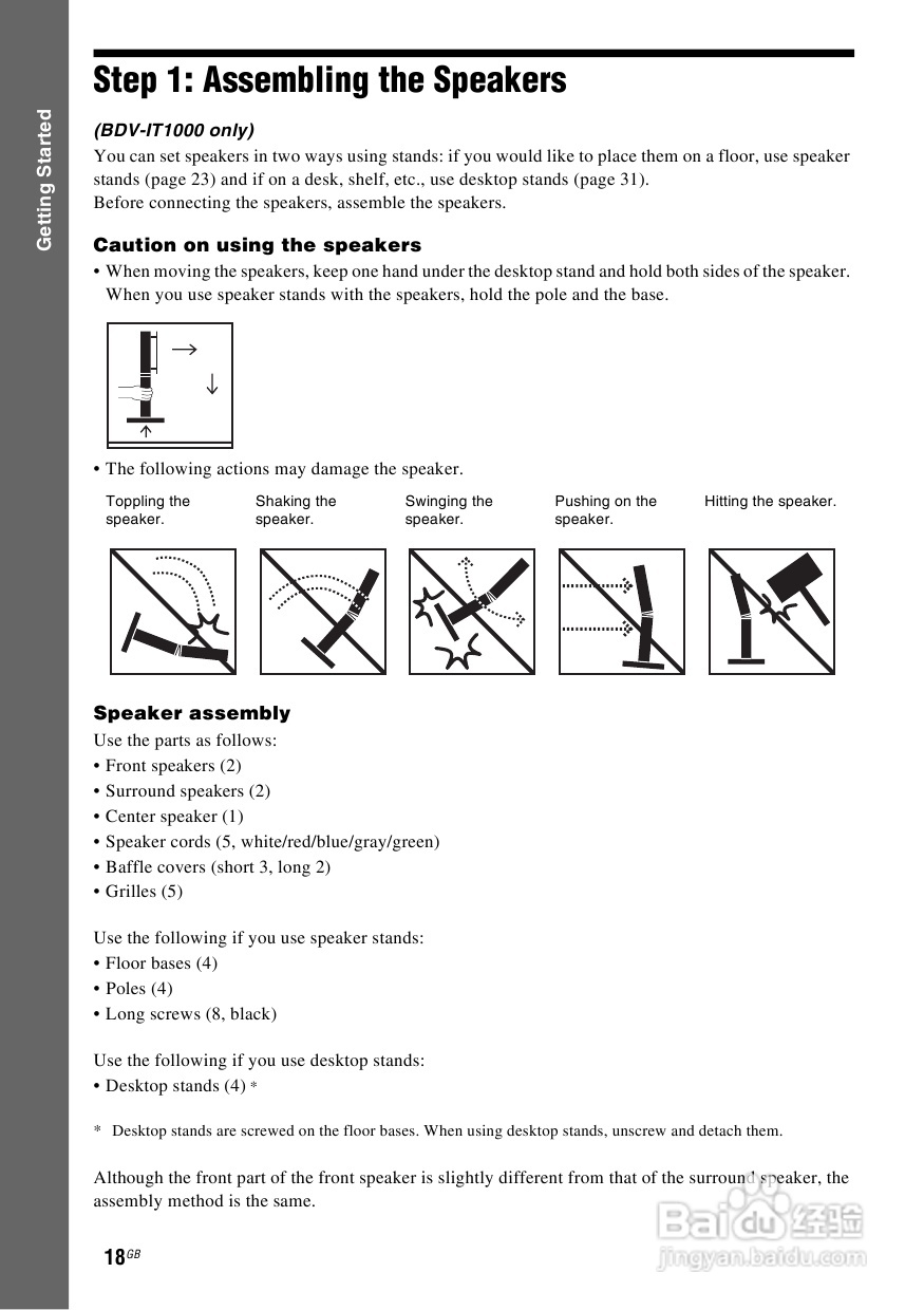 SONY BDV-IS1000蓝光DVD无线环绕家庭影院用户手册:[1]