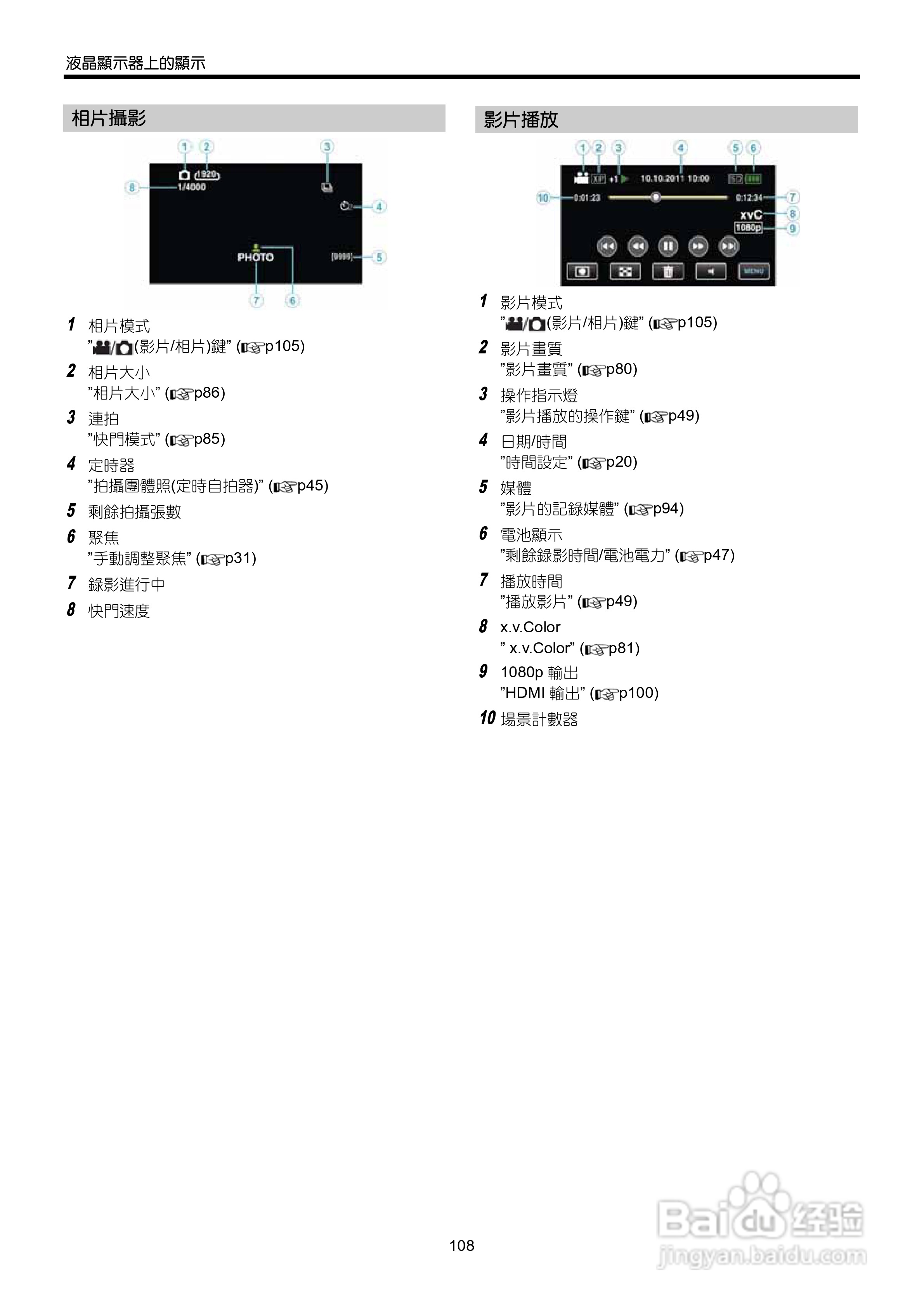 胜利GZ-HM690数码摄像机使用说明书:[11]