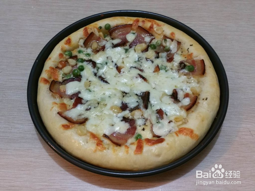 腊肉比萨的做法