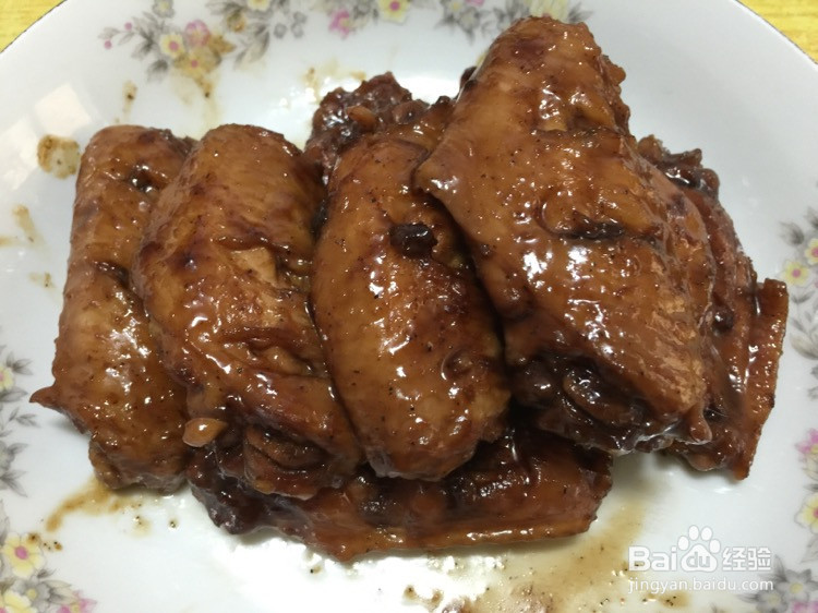 啤酒黑椒鸡翅的做法