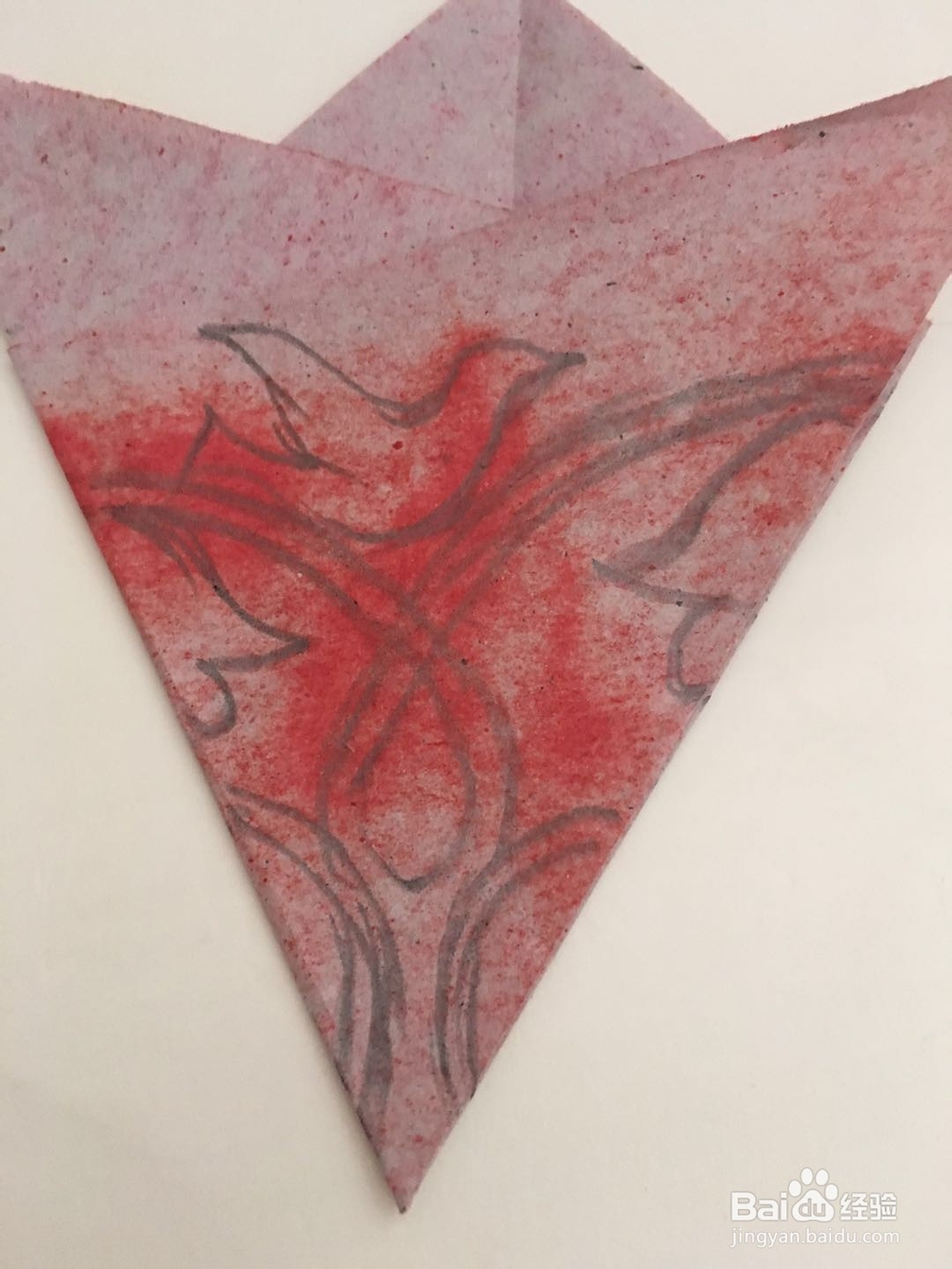 一副漂亮的铃铛鸽子图案 怎样用彩纸裁剪