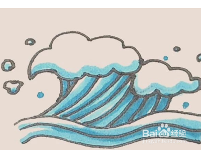 怎么画海浪好看