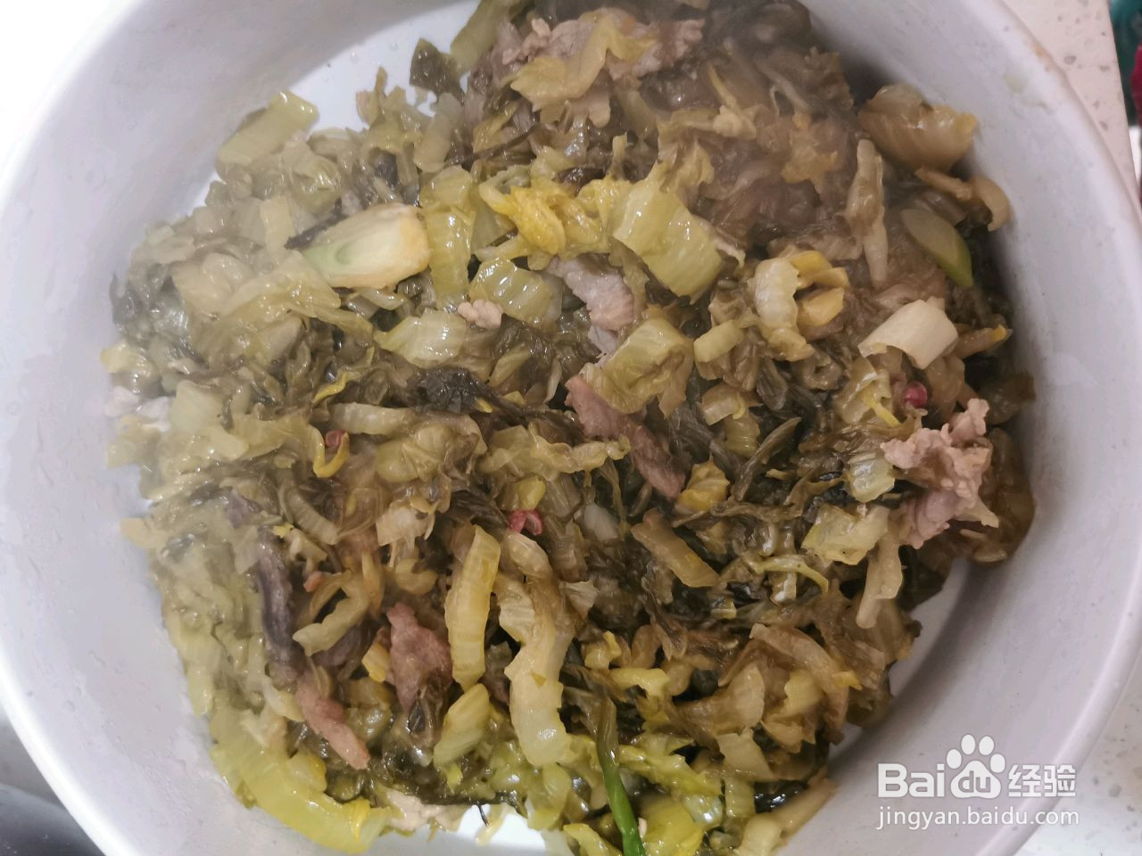 酸菜炒肉丝的做法