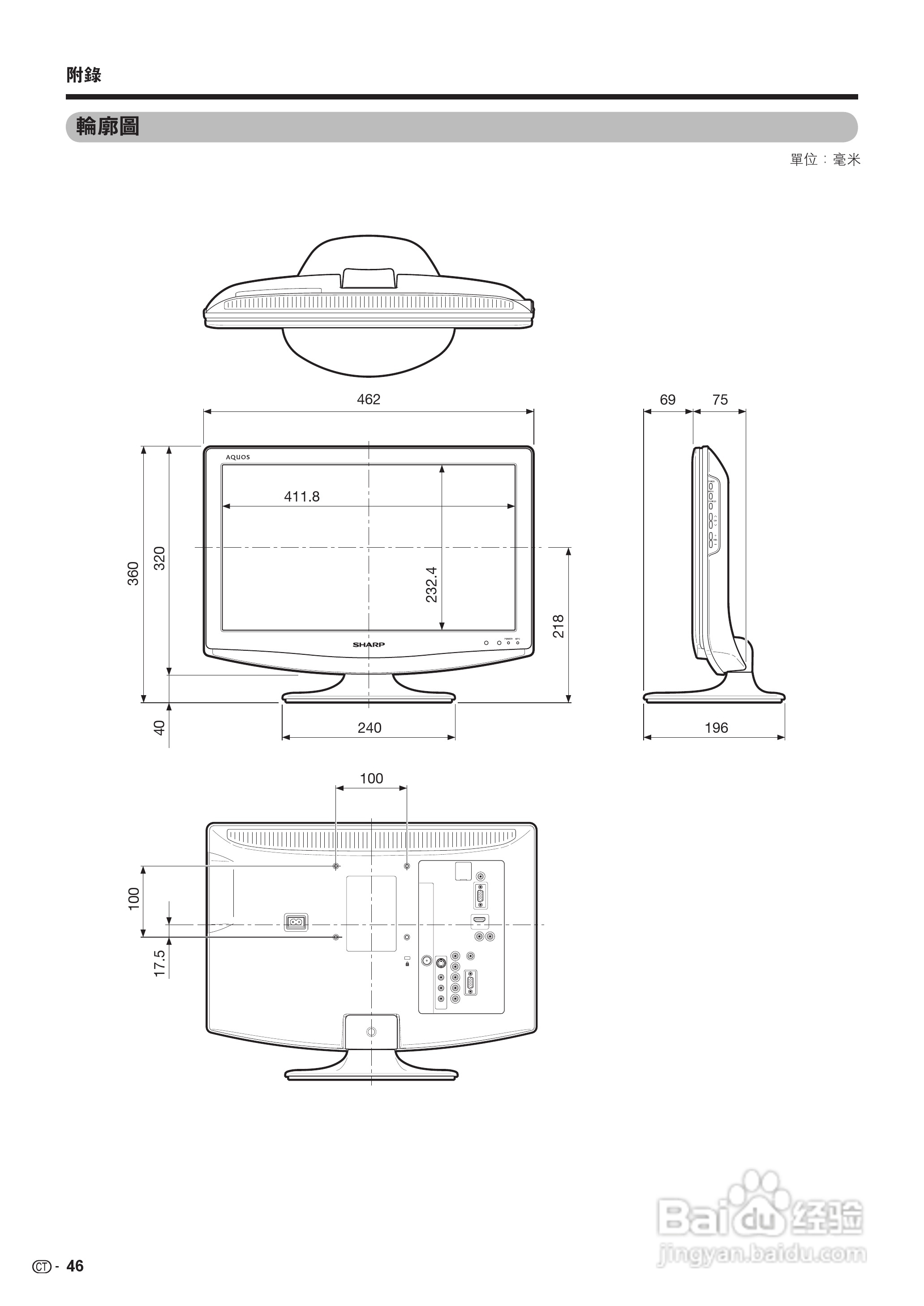 声宝LC-19A33H-BK型液晶电视机说明书:[5]