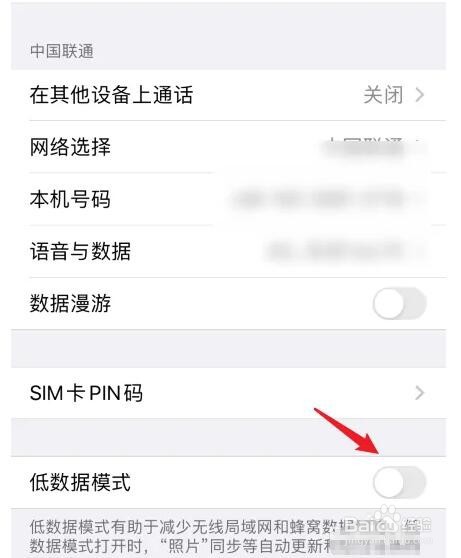 苹果11手机如何开启低数据模式